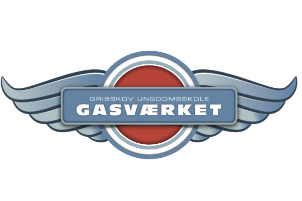 Logo for Gribskov Ungdomsskoles afdeling "Gasværket" i Gilleleje