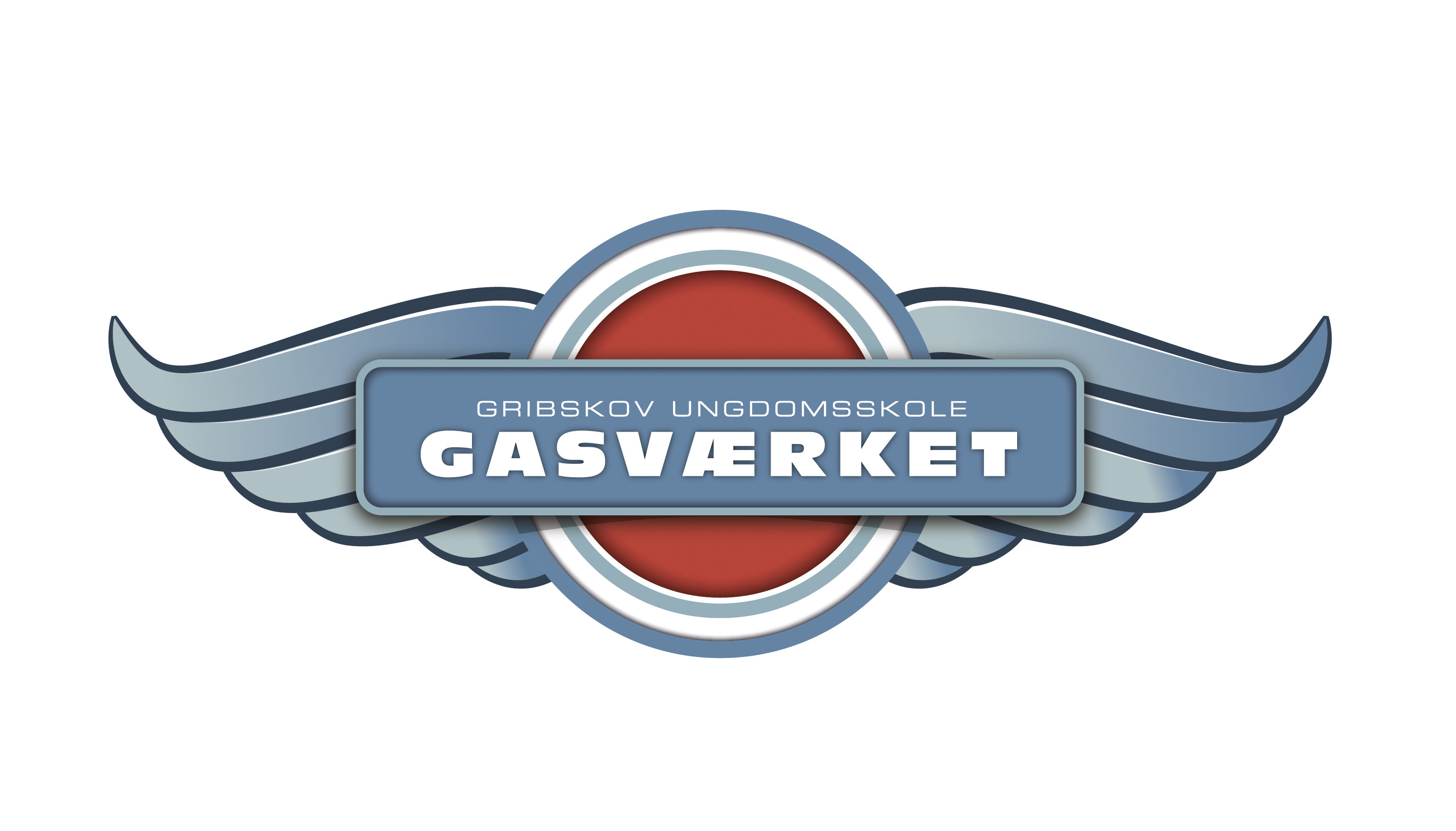 Logo for Gribskov Ungdomsskoles afdeling "Gasværket" i Gilleleje